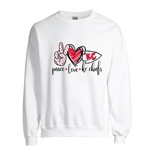 KC Chiefs Peace Love Sweatshirt